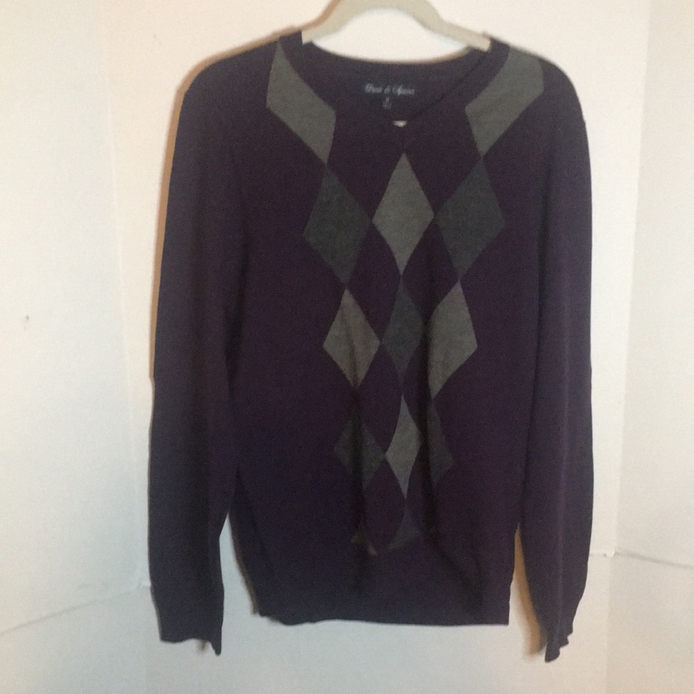 DAVIS & SQUIRE CLASSIC GOLF SWEATER SIZE M